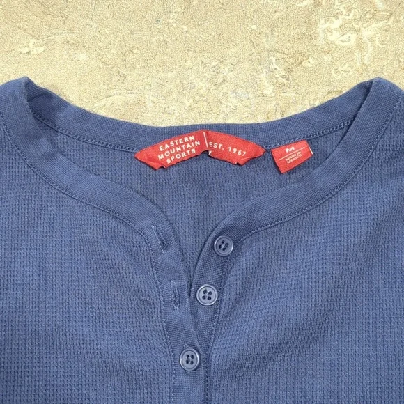 Two EMS Waffle Henley Shirts, M - Picture 4 of 14